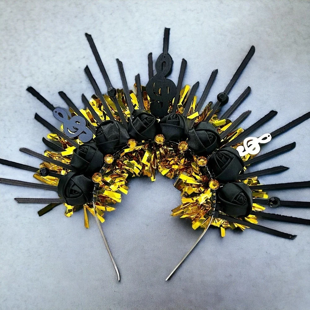 Unique Jazz Fest Headpiece – New One-of-a-Kind Music-Inspired Accessory!